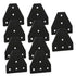 10pcs 2020 Extrusion T Plate Joining Corner Bracket Connector T Slot Hardware 8020 V Slot Aluminum Extrusion Accessories with T Nuts and Screws fo...