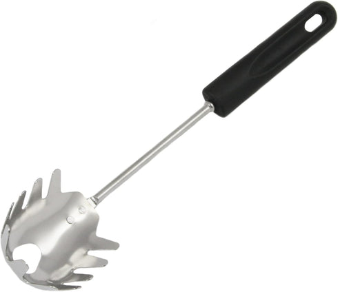 Chef Craft Basic Stainless Steel Spaghetti/Pasta Fork, 12.5 inch, Black...