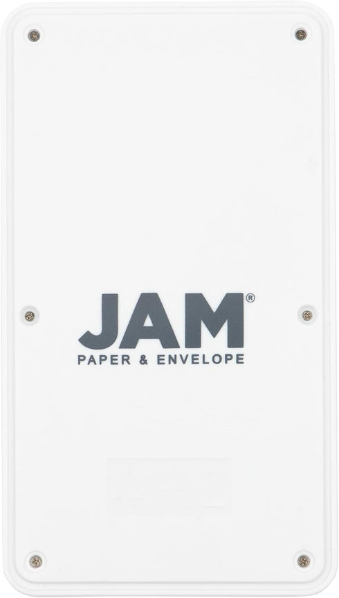 JAM PAPER Desktop Calculator - 10 Digit LCD Display - 3 3/4 x 6 3/4 Inches - White - Sold Individually...