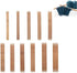 11Sizes 55PCS Bamboo Knitting Needles Set Smooth Double Pointed Long Knitting Needles Set for Handmade Creative DIY Knitting Craft (5.1 Inches Len...
