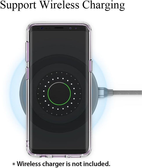 Unov Case for Galaxy S9 Plus Clear with Design Soft TPU Shock Absorption Slim Embossed Floral Pattern Protective Back Cover (Flower Bouquet)...