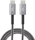 MOS Spring USB-C Cable - USB-C to USB-C, Deep Grey, 3 ft...