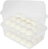 Vababa 2-Pack 16 L Pizza Dough Proofing Box with Lid, Clear Food Pizza Storage Container...