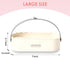 3 in 1 Silicone Makeup Brush Cleaner Bowl with Brush Drying Holder (Simple White)...
