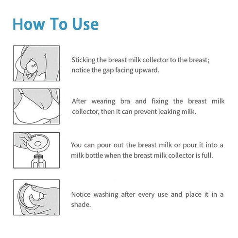 Breast Milk Leaking Storage Collection Shell Nursing Mom for Breastfeeding Nipple Cups Reusable Washable(2 Pack)...
