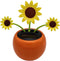 Yellow Solar Powered Dancing Flower, Decoration Gift, Swinging Dancer Toy, No Battery Required, Car Decor Kids Toys, Sunflower Car Decoration(Sun ...