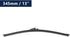 X AUTOHAUX Car 345mm 13'' Rear Windshield Wiper Blade Arm Set for Seat Ibiza ST 2010-2020...