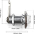 2Pcs Thumb Operated Cam Lock 7/8" Non-Locking Compartment Lock for RV, Camper, Vehicles, Storage...