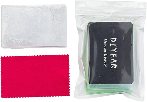 Ear Lobe Support Patches - 200 PCS/100 Pairs Hypo-allergenic Prevents Tears & Reduces Earring Strain, Clear & Comfortable Patch, Earring Backs for...