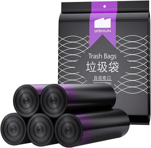 Drawstring garbage bag, office garbage bag, household garbage bag, thickened garbage bag...