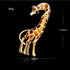 Enamel Giraffe Animal Brooch Pin for Women Men Fashion Rhinestone Gold Tone Dress Hat Costume Accessories Creative Christmas Birthday Holiday Deco...