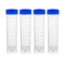 uxcell 10 Pcs 45ml Plastic Centrifuge Tubes with Screw-on Cap, Polypropylene Graduated Micro Centrifuge Tube, Self Standing, Blue, Storage Contain...