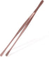 Fine Tweezer Tongs Stainless Steel, 12-inch Long Tweezer Tongs for Cooking, Multi-use Kitchen Tweezers for Frying & BBQ, Rose Gold...