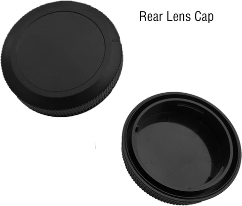 Camera Body Cap & Lens Rear Cap Cover for Canon EOS R50 R100 R10 R8 R7 R6 R5 R5C R3 R RP More Canon RF Mount and Lens Accessories,HUIPUXIANG [2 Se...