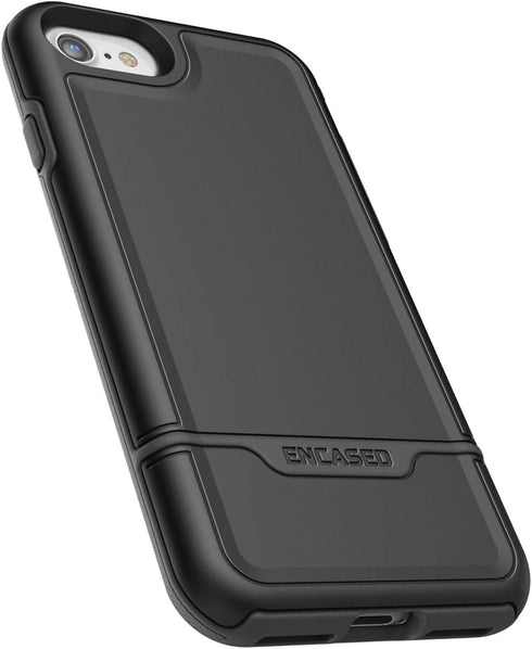 ENCASED Protective Rebel Case for iPhone SE 2022 (3rd Gen) - Black...