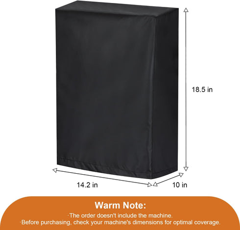 Dustproof Air Purifiers Cover for Storage, Universal Waterproof Home Appliances Cover, Black...