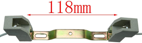 2PCS 118mm R7S Ceramics Lamp Base Socket Lamp Holder Conveter Connector For Flood Light Bulb...
