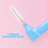 50PCS L-Shaped Interdental Brushes Braces Toothbrush Short Handle,5 Different Sizes Dental Floss Brush Angled Interdental Toothpick...