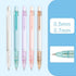 2Pcs 0.5mm Mechanical Pencil, Simple Propelling Pencil, Fashion Movable Pencil, Cute Eraser Top Press Pen, Cute School Supplies for Writing,Drawin...