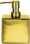 Glamour Chic Porcelain Soap Dispenser 5.83" t X 3.86" w (Gold)...