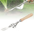2024 Upgrade Weed Puller Tool, 20in Gardening Hand Weeder Tools Metal Leverage Base and V-Shaped Fork, Weeding Artifact Uprooting Weeding Tool Man...