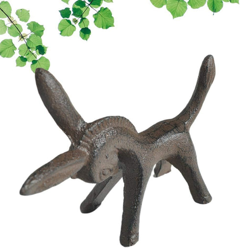 Iron Animal Figurine Donkey Horse Sculpture Desktop Animal Ornaments for Home Office Decoration...