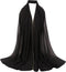 Women Rhinestone Hijab Muslim Head Wrap Long Scarf (Diamond-Black)...