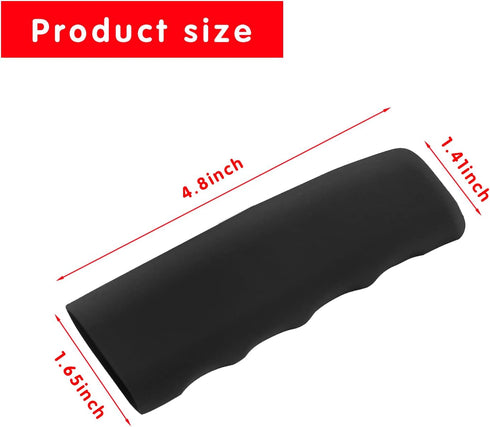 1 PC Car Anti-skid Handbrake Protector, 4.8" Long Comfortable Breathable Silicone Decoration, Wavy Ergonomic Design Emergency Brake Parking Cover,...