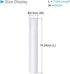 Acrylic Clay Roller, 6 Inch Length 1 Inch Dia., Acrylic Non-Stick Rolling Pin Roller White - (Applications: for Shaping Sculpting), 2-Pieces...