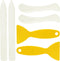 WONVOC 6 pcs Bone Folders, Crease Makers, Scoring Tool, Plastic Bone Folder Paper Creaser, Folding Bookbinding Tool, Origami Tools for Making Pape...