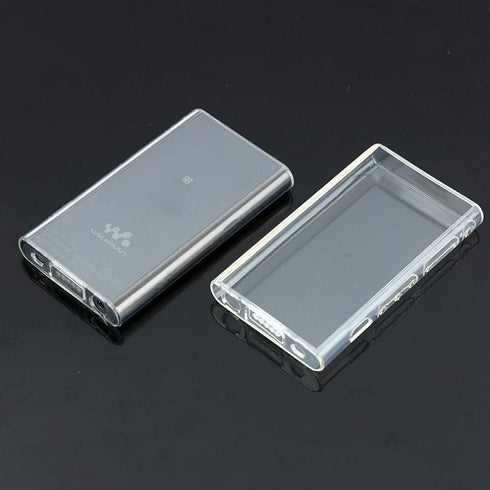 for Sony A55 Case, Soft TPU Protective Skin Case Cover for Sony Walkman NW-A55HN A56HN A57HN A50 A55 A56 A57 with Screen Protector and Strap (Clea...