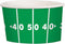 Fun Express Football Field Paper Bowls for Soup or Chili - 8 Ct....