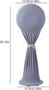 Floor Fan Dust Cover Waterproof Dustproof Fan Cover Washable Standing Round Fan Dust-Proof Sleeve Protective Cover for Household Pedestal Fan Floo...