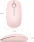 Unipows Wireless Mouse - 2.4G Slim Portable Computer Mouse with Nano Receiver, Less Noise Mobile Optical Mice for Notebook, PC, Laptop, Computer, ...