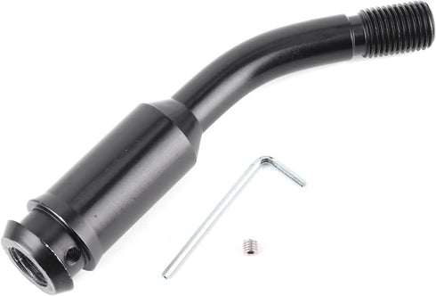 aqxreight Shift Knob Extender, Aluminum Racing Gear Shifter Stick Lever 5" Bend Bent Extension Compatible with T3/T4 T25...