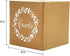 KALEFO Kraft Card Box Wedding Favors Post Boxes Cardboard Wedding Party Decor Table Centerpiece...