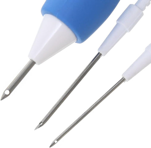 PEPPERLONELY Brand 1 Set Blue ABS Three Sized Embroidery Stiching Punch Needle Pins Tool......