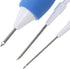PEPPERLONELY Brand 1 Set Blue ABS Three Sized Embroidery Stiching Punch Needle Pins Tool......