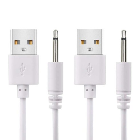 2 Pack 2.7ft Replacement DC Charging Cable, USB to DC 2.5mm Fast Charger Cord Adapter - 2.5mm (This is NOT Barrel Jack)......