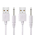 2 Pack 2.7ft Replacement DC Charging Cable, USB to DC 2.5mm Fast Charger Cord Adapter - 2.5mm (This is NOT Barrel Jack)......