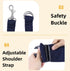 Adjustable & Reversible Dog/Cat Sling Carrier – Comfortable Pet Travel Bag for Small to Medium Dogs & Cats with Secure Strap Buckle (Black)...
