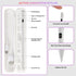 iPad Pencil Magnetic Stylus Pen, Smart LED Display Power, Apple Pen Compatible (2018-2023) iPad 10/9/8/7/6, iPad Air, iPad Mini 6/5, iPad Pro 11 1...