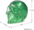 Artistone 2.0" Green Fluorite Crystal Skull Head Decor Statue,Hand Carved Natural Polished Gemstone Human Skull Figurine Pocket Reiki Healing Ston...