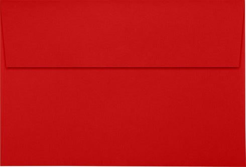 LUXPaper A8 Invitation Envelopes | Peel & Press | 5 1/2" x 8 1/8" | Ruby Red | 80lb. Text | 50 Qty...
