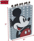 Innovative Designs Disney Mickey Mouse Journal Notebook, Spiral Bound, 96 Lined Pages, 8 x 7 inches, Grey...