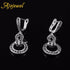 Simple Fashion Vintage Jewelry Sets Women Black Rhinestone 8 Shaped Necklace Earrings Jewelry Accessories...