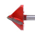 4 Piece 90 Degree V Groove Router Bits, 1/4 Inch Shank, Carbide Tipped, CNC Engraving Bit, Woodworking Chamfer Bevel Cutter for Materials Acrylic,...