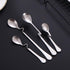 4pcs Hanging Coffee Spoons, Bending Handle Jam Spoons Stainless Steel Honey Spoons Dessert Spoons for Tea Coffee Dessert, 4 Size...