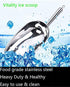 Ice Scoop 12oz, 11 Inch Medium Stainless Steel Metal Food Scoops for Kitchen Party Bar Wedding, Durable & Heavy Duty, Dishwasher Safe....