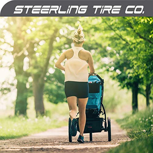 Two 16'' x 1.5/1.75 R and One 12.5'' x 1.75/2.15 F Premium Explosion Proof Inner Tire Tube for All BOB Revolution & Stroller Strides - BOB Strolle...